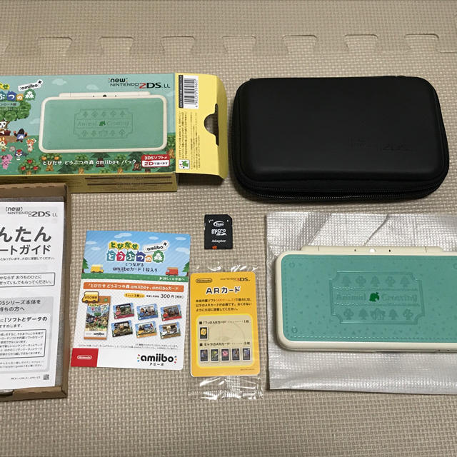 値下げ‼︎ newニンテンドー2DS LLとびだせどうぶつの森amiibo＋仕様-