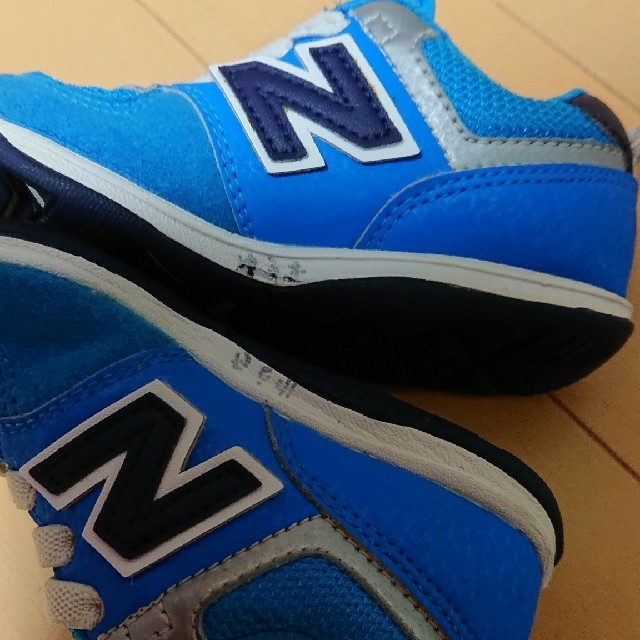 New Balance(ニューバランス)の専用出品 new balance 14cm ブルー  スリッポン キッズ/ベビー/マタニティのベビー靴/シューズ(~14cm)(スニーカー)の商品写真