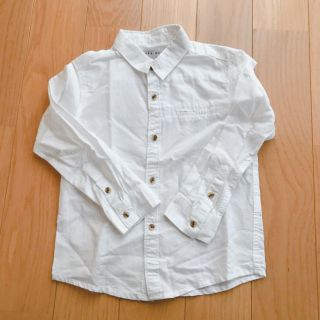 ザラキッズ(ZARA KIDS)のZARA kids 長袖 白シャツ(ブラウス)