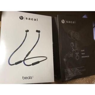 サカイ(sacai)のBeatsXイヤフォン sacai Special Edition ブラック(ヘッドフォン/イヤフォン)