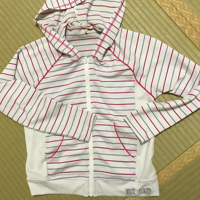 NICE CLAUP(ナイスクラップ)のラッシュガード 150 キッズ/ベビー/マタニティのキッズ服女の子用(90cm~)(水着)の商品写真