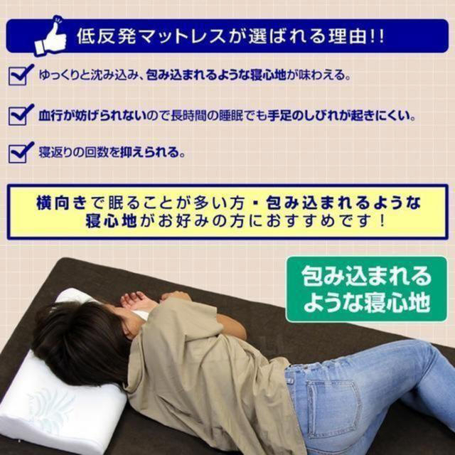 送料無料 洗えるカバー付き 高反発 ダブル マットレス　10cm