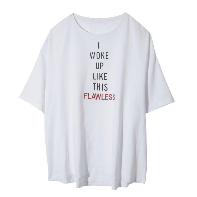 flawlessエンブロイダリーTシャツ