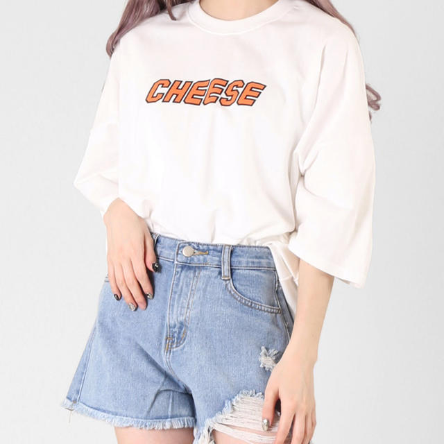 WEGO(ウィゴー)のDING ロゴTシャツ レディースのトップス(Tシャツ(半袖/袖なし))の商品写真