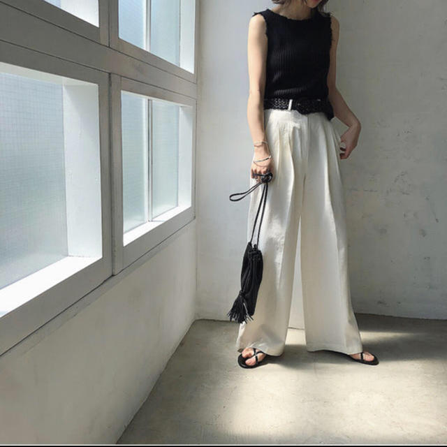 willfully NEW linen tuck wide pants