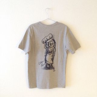 ステュディオダルチザン(STUDIO D'ARTISAN)のバックプリントTシャツ(グレー) 送料込(Tシャツ/カットソー(半袖/袖なし))