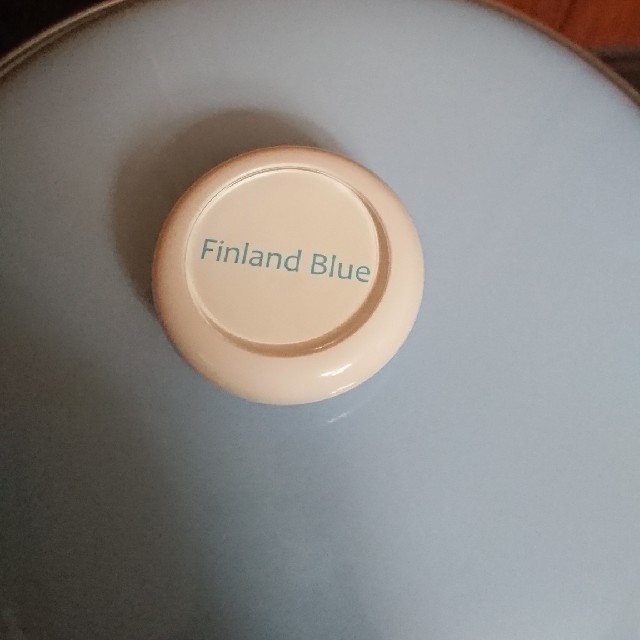 富士ホーロー(フジホーロー)のパスタパン 22㎝ Finland Blue インテリア/住まい/日用品のキッチン/食器(鍋/フライパン)の商品写真