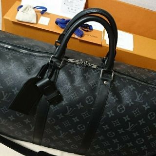 ルイヴィトン(LOUIS VUITTON)の専用です 【極美品】ＬＶ  モノグラム・エクリプス  キーポルバンドリエール55(ボストンバッグ)