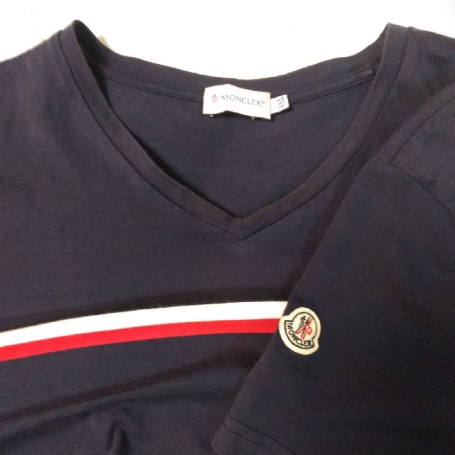 MONCLER(モンクレール)のモンクレールティーシャツ　ネイビー3Ｌ メンズのトップス(Tシャツ/カットソー(半袖/袖なし))の商品写真