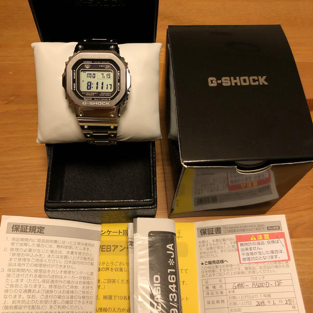 【超美品】CASIO G-SHOCK GMW-B5000D-1JF