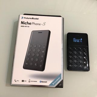 NichePhone-S ブラック MOB-N17-01(携帯電話本体)