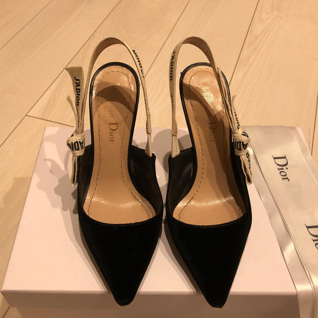 美品 Dior ディオール パンプス ヒール 34