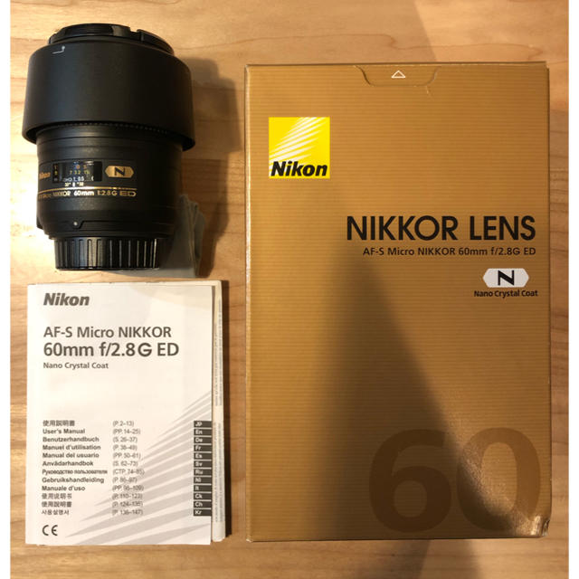 【美品】AF-S Micro NIKKOR 60mm f/2.8G ED