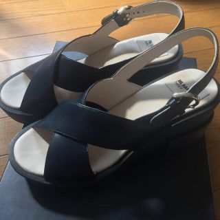 ジルサンダー(Jil Sander)の【一度着用】JIL SANDER NAVY サンダル 【値下げ】(サンダル)