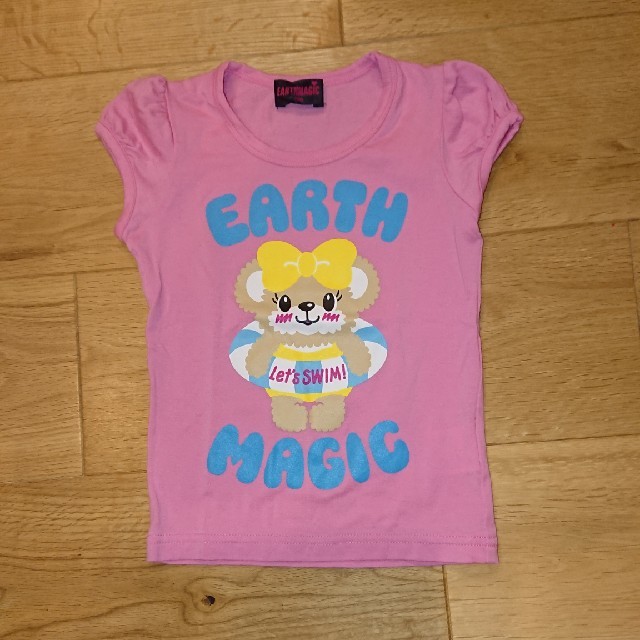 EARTHMAGIC(アースマジック)のアースマジック Tシャツ 小さめ100cm キッズ/ベビー/マタニティのキッズ服女の子用(90cm~)(Tシャツ/カットソー)の商品写真