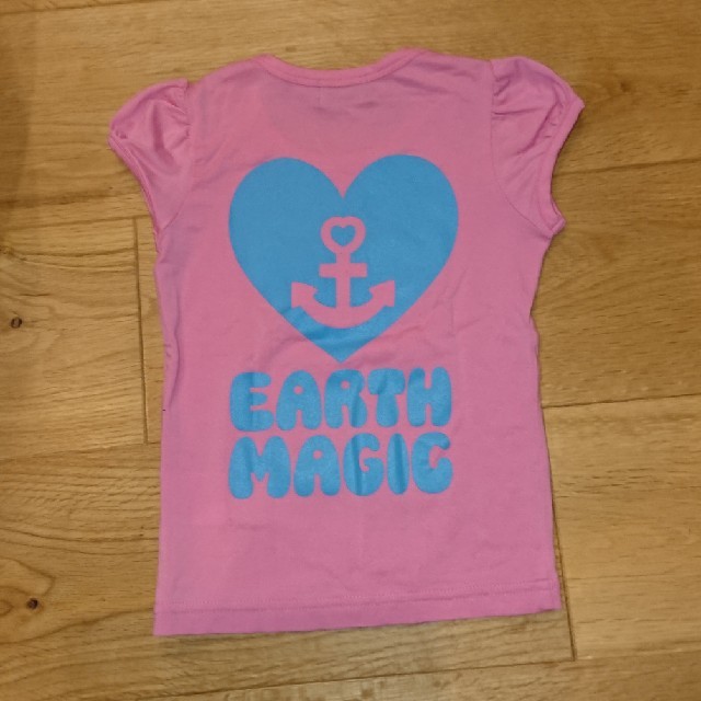 EARTHMAGIC(アースマジック)のアースマジック Tシャツ 小さめ100cm キッズ/ベビー/マタニティのキッズ服女の子用(90cm~)(Tシャツ/カットソー)の商品写真