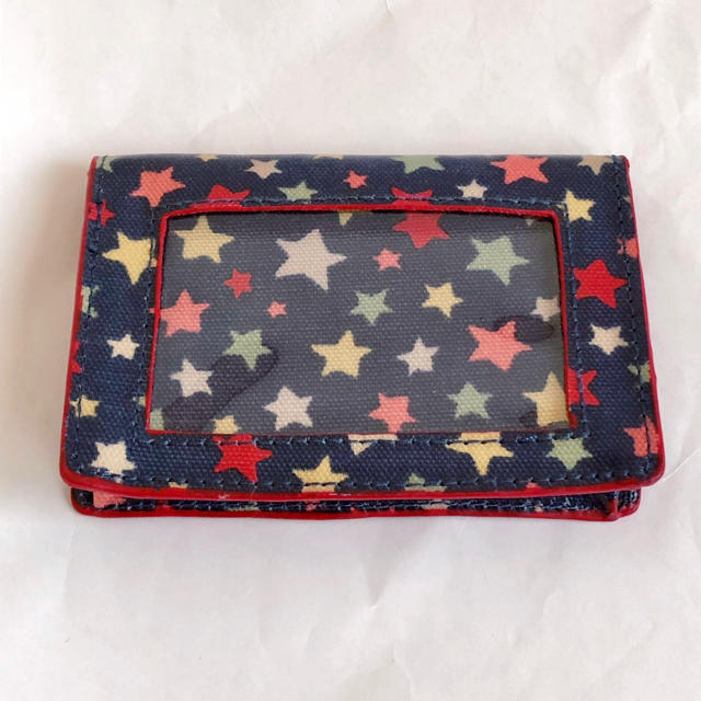 Cath Kidston(キャスキッドソン)のCath Kidston 星柄 フラットポーチ&パスケース レディースのファッション小物(ポーチ)の商品写真