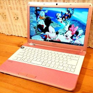 ソニー(SONY)の☆可愛いピンク☆SONY VAIO VPCEG14FJ DVD オフィス(ノートPC)