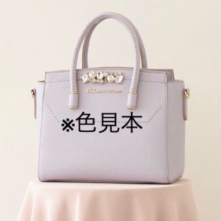 ジルバイジルスチュアート(JILL by JILLSTUART)のビジューロイヤルトート ブルーグレー ※使用感ありのため破格出品(トートバッグ)