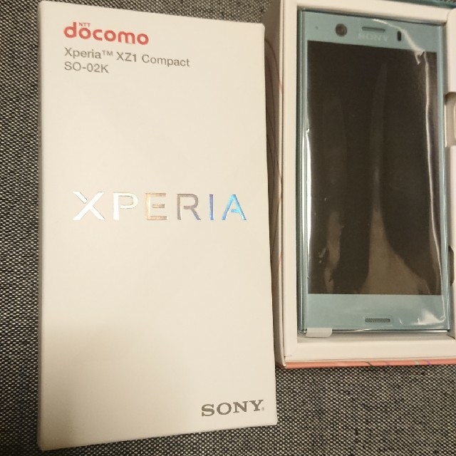 ドコモスマホXPERIA XZ1SO-02Kブルー 新品未使用 SIM解除対応スマートフォン本体