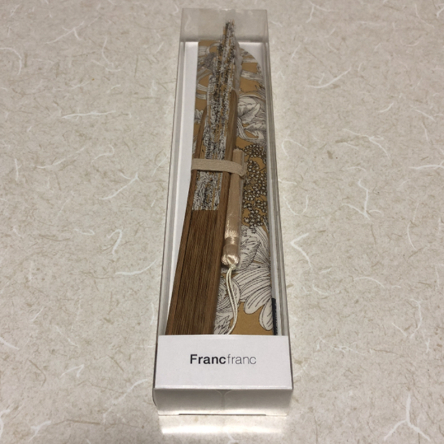 Francfranc(フランフラン)のフランフラン扇子＆ケース付き 新品 レディースのファッション小物(その他)の商品写真