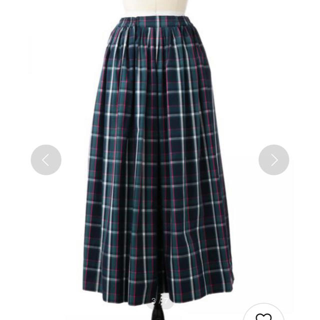 Drawer(ドゥロワー)のドゥロワー マドラスチェック スカート36 レディースのスカート(ロングスカート)の商品写真