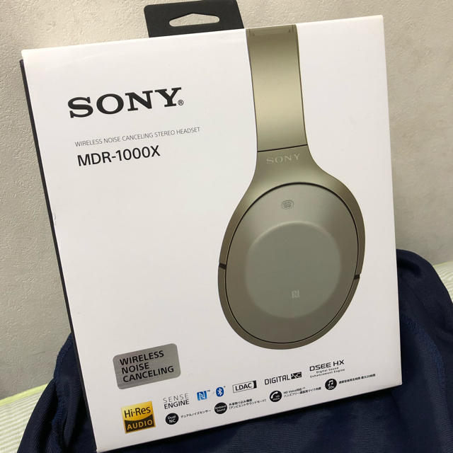 【返品送料無料】 SONY MDR-1000x SONY - ヘッドフォン/イヤフォン
