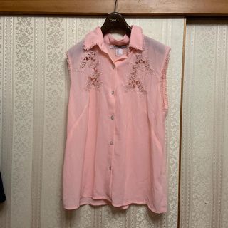 フォーエバートゥエンティーワン(FOREVER 21)の透け感ノースリーブシャツ(シャツ/ブラウス(半袖/袖なし))