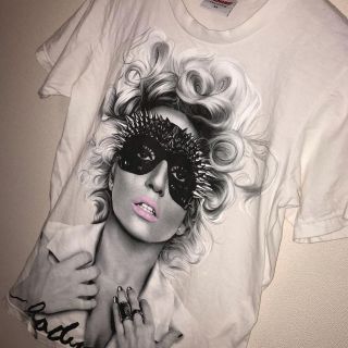 sale】 THANABAT レディーガガ Tシャツ ホワイト レディース Mの通販