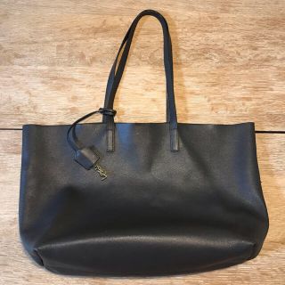 サンローラン(Saint Laurent)のサンローラン  ショッピング トート ソフトレザー グレー(トートバッグ)