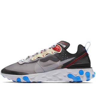 ナイキ(NIKE)の送料込み 28cm NIKE React Element 87 ダークグレー(スニーカー)