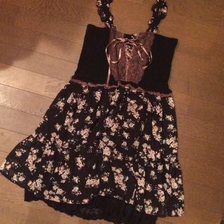 アクシーズファム(axes femme)のaxes♡花柄ワンピース(ひざ丈ワンピース)