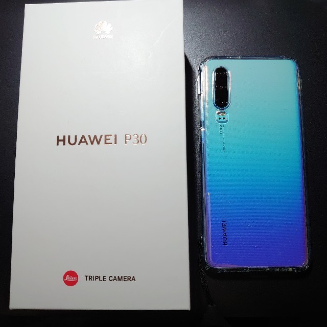 美品 HUAWEI P30 SIMフリー 128GB/6GB スマホ/家電/カメラのスマートフォン/携帯電話(スマートフォン本体)の商品写真