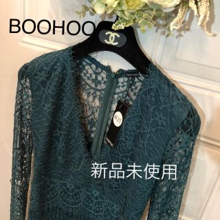 ブーフー(boohoo)の■BOO HOO 新品未使用  ロイヤルグリーン(シャツ/ブラウス(長袖/七分))