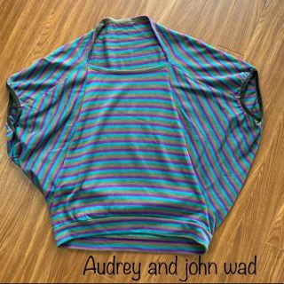 オードリーアンドジョンワッド(audrey and john wad)の❖Audrey and john wad カラフル ボーダー カットソー❖(カットソー(半袖/袖なし))