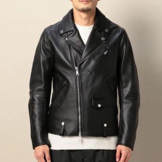 ユナイテッドアローズ(UNITED ARROWS)のシープスキンダブルライダースジャケット(ライダースジャケット)