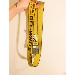 オフホワイト(OFF-WHITE)のOFF-WHITE インダストリアル ベルト 105cm(ベルト)