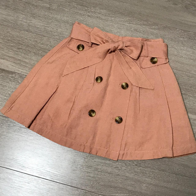 INGNI(イング)の最終 セール トレンチ リボン スカート ベージュ オレンジ ピンク 夏 サマー レディースのスカート(ミニスカート)の商品写真