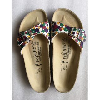 ビルケンシュトック(BIRKENSTOCK)の美品 ビルケンシュトック マドリッド  パピリオ 24.5  38(サンダル)