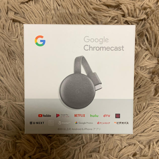 CHROME(クローム)のGoogleChromecast スマホ/家電/カメラのテレビ/映像機器(映像用ケーブル)の商品写真