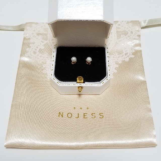 NOJESS(ノジェス)のNOJESS 天然パールピアス 10K ノジェス アコヤパール レディースのアクセサリー(ピアス)の商品写真