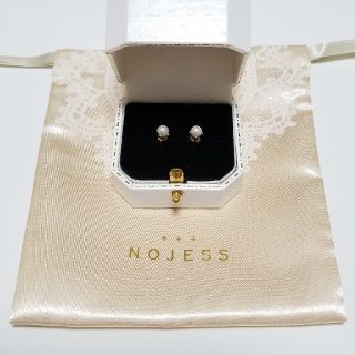 ノジェス(NOJESS)のNOJESS 天然パールピアス 10K ノジェス アコヤパール(ピアス)