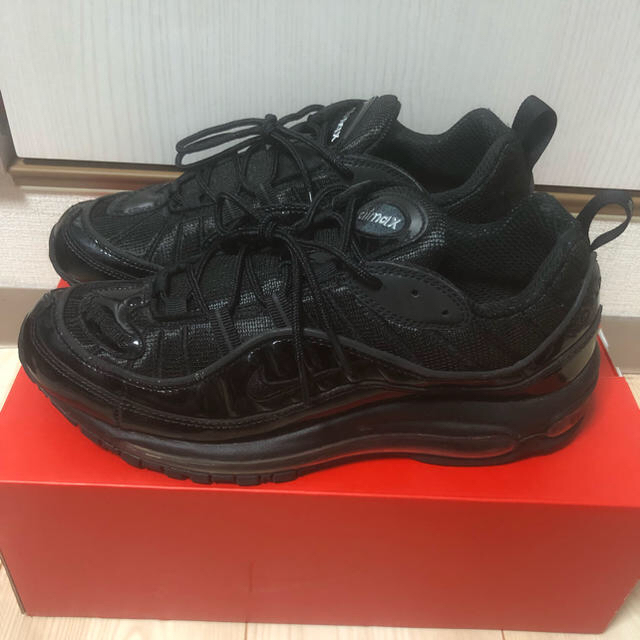 Supreme(シュプリーム)のairmax98 × supreme ブラック 27cm メンズの靴/シューズ(スニーカー)の商品写真