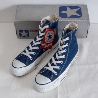 コンバース(CONVERSE)の80s Vintage CONVERSE ALLSTAR USA製ネイビーUS4(スニーカー)