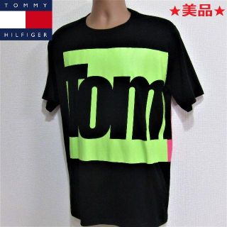 トミーヒルフィガー(TOMMY HILFIGER)のトミー◆ボーダーTEE◆ブラック (Tシャツ/カットソー(半袖/袖なし))