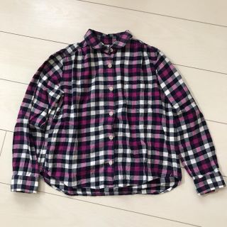 ユニクロ(UNIQLO)の【最終値下げ】ユニクロ チェックシャツ サイズ130cm(Tシャツ/カットソー)