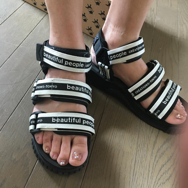 みーこさま専用 beautiful people ベルデットサンダル