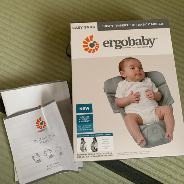 Ergobaby(エルゴベビー)のエルゴ　インサート キッズ/ベビー/マタニティの外出/移動用品(抱っこひも/おんぶひも)の商品写真