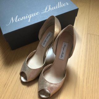 ヴェラウォン(Vera Wang)のモニークルイリエ monique lhuillier オープントゥパンプス(ハイヒール/パンプス)