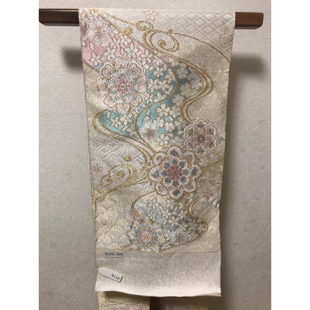 AKIAKARI❗️【KOUEI】新品 未仕立て 正絹 袋帯 No1